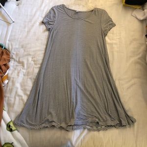 Striped old navy T-shirt dress
